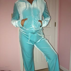 Blue Velvet DKNY Tracksuit